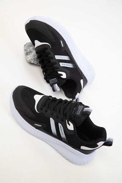SOHO Black-White Unisex Sneaker 20601