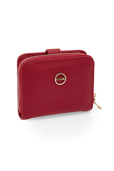 Fossil Kırmızı Kadın Clutch , Cüzdan ve Kartlık 06FS25Y09