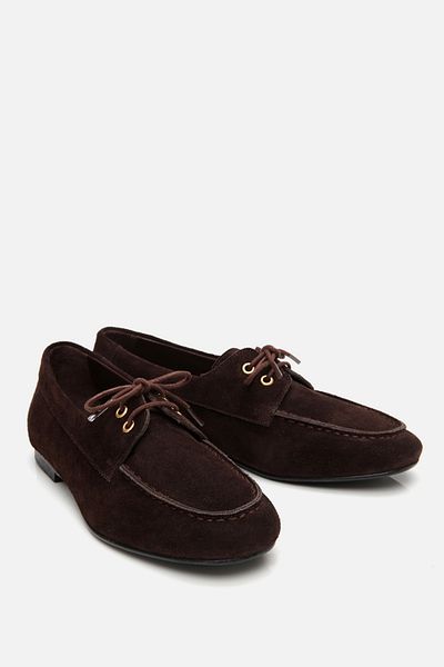 Yaya by Hotiç Braune Damen-Oxford-Schuhe 01AYY 311170 A480