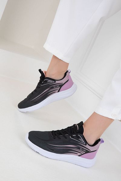 SOHO Black-Powder Women's Sneaker 20581