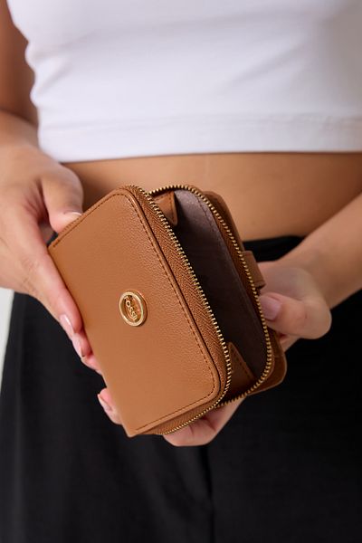 Fossil Camel Women's Clutch Handbag 06Fs25Y09