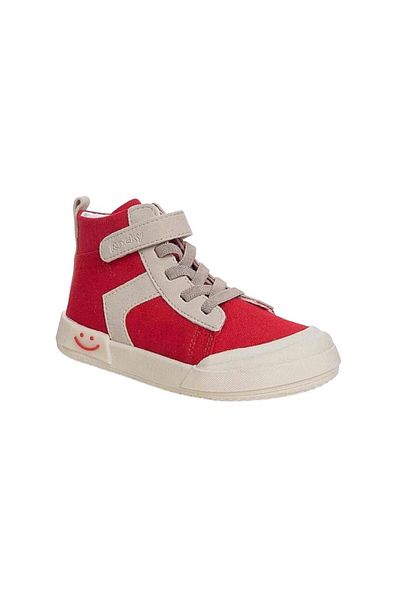 Liger Red Unisex Orthopedic Linen Children's Sneakers - Lighted Ankle