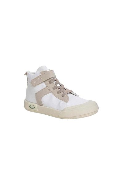Liger Unisex Orthopedic Linen Children's Sneakers - Lighted Ankle, WHITE