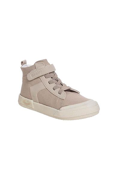 Liger Unisex Orthopedic Linen Kids Sneakers - Lighted High Top, BEIGE