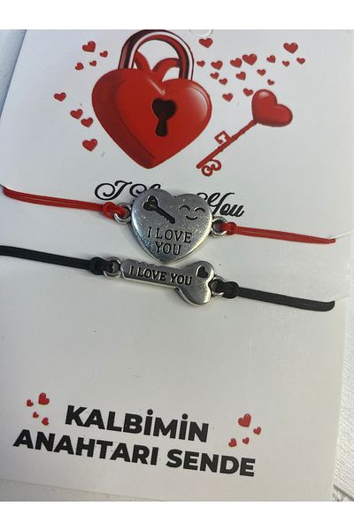 DKY Key to My Heart Is with You Couple Lover Friend Wife Bracelet
