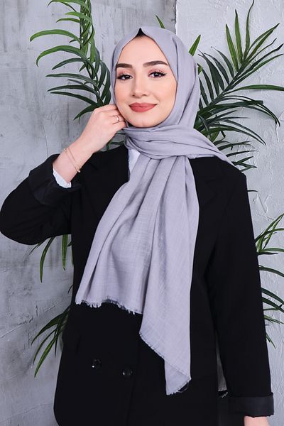 Golden Rose Solid Color Flamed Shawl