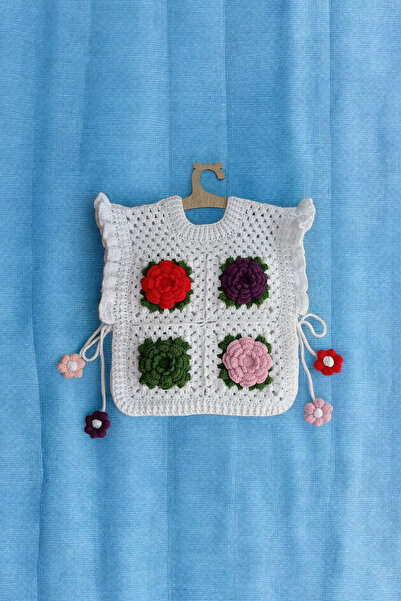 MAMİGA KIDS WEAR Minik Çiçek Bahçesi Süveter