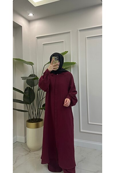 BESSE BORDO MÜSLİM KUMAŞ TESETTÜR KAPALI GİYİM