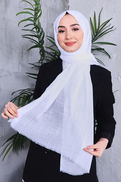 Golden Rose Solid Color Flamed Shawl