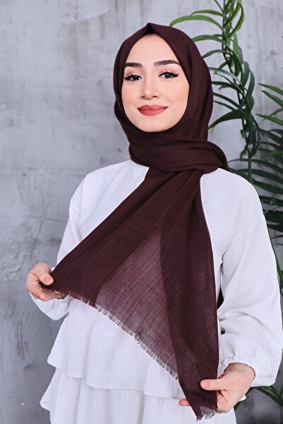 Golden Rose Şal cu flămă de culoare uni