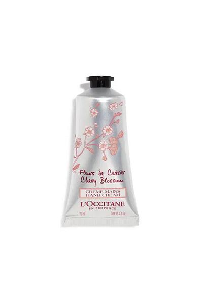 L'Occitane Cherry Blossom Hand Cream with Fruity, Floral and Natural Antioxidant Properties That Softens Hands 75ml
