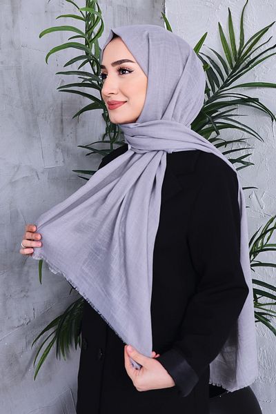 Golden Rose Solid Color Flamed Shawl