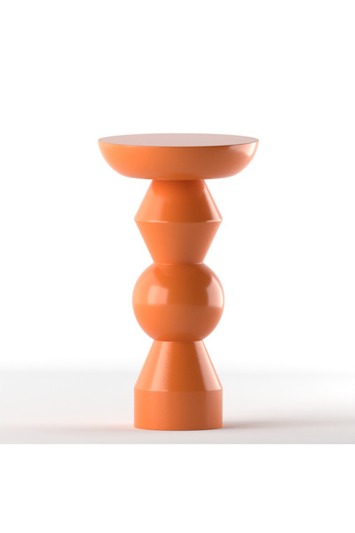 More Wood Design Doğal Ahsap Mantar Sehpa Tekli