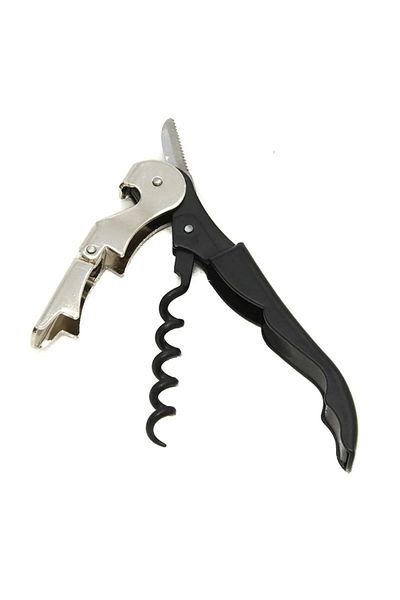FBZhome Professional Corkscrew Practical Sturdy Waiter Type Opener Cutter Corkscrew