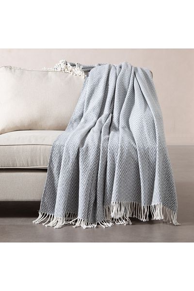 Mudo Home Etna Scotch Blanket Gray 200X220Cm