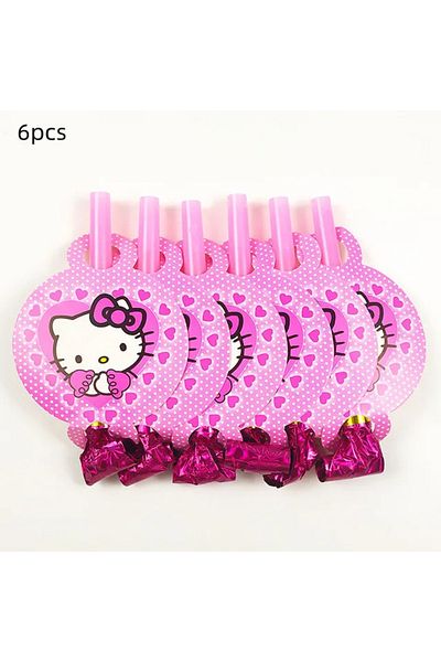 Choice Other blow out-6pcs Cute Cartoon Kitty Cat Balloons Set First 5th 6th Birthday Decoration Baby Showe