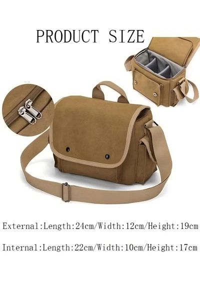 Generic DUNISO Camera Bag Padded Camera Shoulder Bag for Photographers