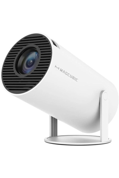 Denx Dynex DX2591 8000 Lumens Portable Mini Projector with Android 12, WiFi, and Bluetooth