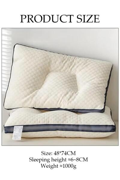 Generic Super Comfort Ergonomic Pillow for Neck Head and Shoulder Pain Relief