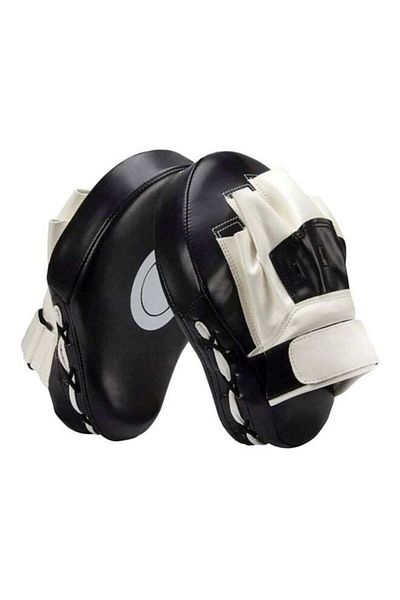 Generic Pu Leather Curved Boxing Gloves, Thickened Lining Design, Boxing Pads, Taekwondo Protective Gear