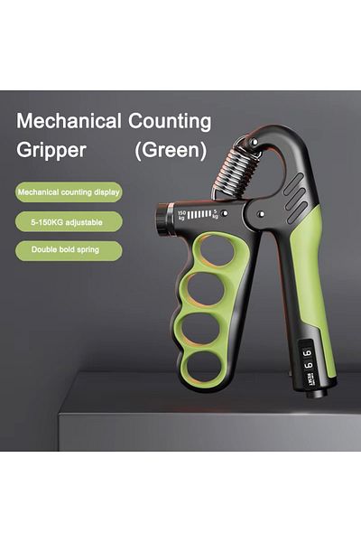 Choice Mechanical Green 5-60/100/150kg Grip Strength Gym Wrist Expander Hand Strengthener Adjustable Muscl