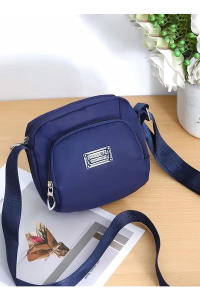 Generic Simple Style Wear-resistant Messenger Bag, Multi-pocket Shoulder Bag, Adjustable Shoulder Strap