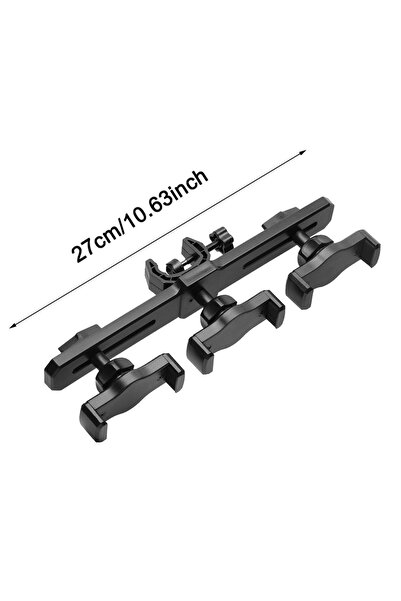 Choice حامل ثلاثي الوضعيات للهواتف المحمولة بمشبك عرضي مزدوج قابل للتعديل لبث...