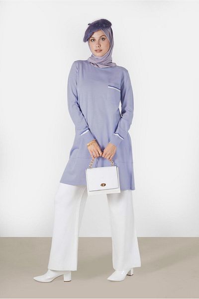 Alvina POCKET DETAILED KNITWEAR TUNIC 42013