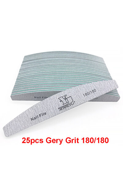 Choice 25 قطعة من مبرد الأظافر Gery180-180 5/25 قطعة/المجموعة، مزيج الألوان، ...