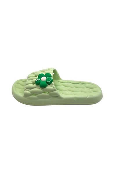 TECOS Women's Beach Slippers, ®, Size 36-37, Green, 24 Centimeters, Ultra Soft and Lightweight