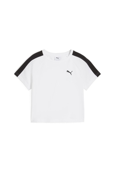 Puma T7 Baby Tee White Women's Short Sleeve T-Shirt