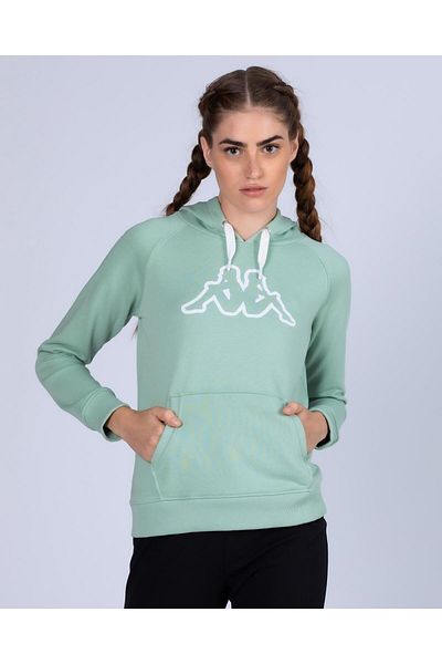 Kappa Λογότυπο Belle Slim Γυναικεία Πράσινη Slim Fit Hoodie