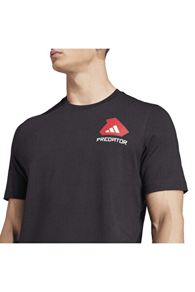 adidas Predator History g t Men's Black Round Neck T-Shirt