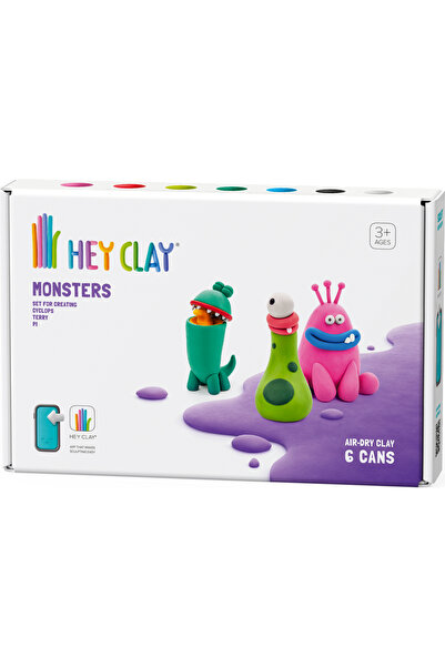 Genel Markalar Hava ile Kuruyan Kil (6'lı Kutu) - Monsters (Cyclops, Terry, Pi)