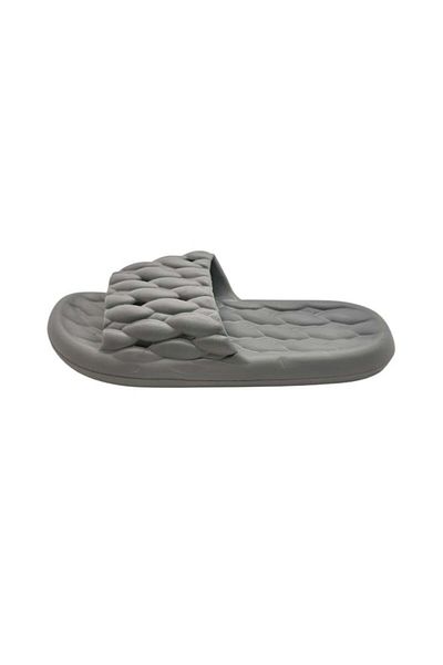 TECOS Men's beach or pool slippers, Tecos®, gray, size 40-41, 26 centimeters, lightweight