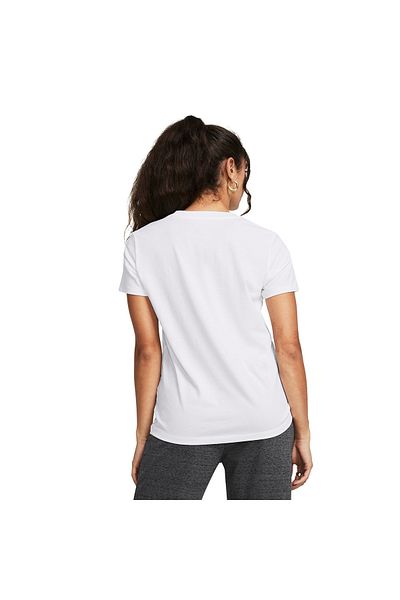 Under Armour Campus Core Γυναικείο T-Shirt με λευκό στρογγυλό λαιμό