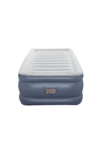 BESTWAY Antimicrobial Double Sleeping Mattress with Built-in Electric Pump 1.91m x 97cm x 51cm 26-6713G