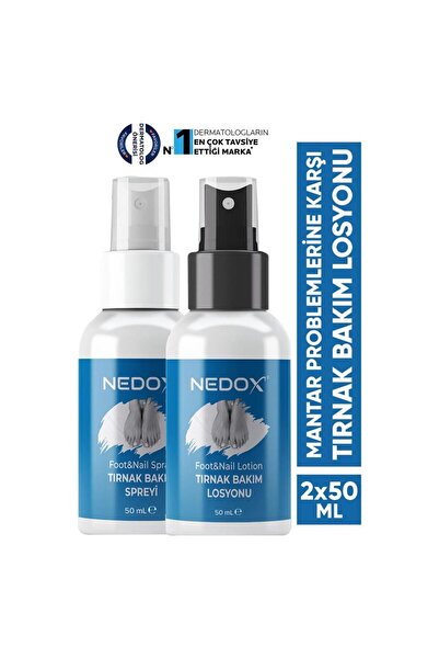 NEDOX El, Ayak, Tırnak Ve Mantarlar Için Pratik Bakım Sprey Ve Losyon Seti 50 ml