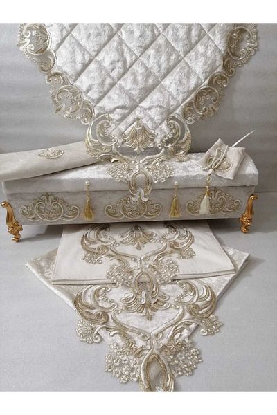 Lady Rio Seccade Set, Seccade Set with Chest, Wedding Set, Dowery Seccade, Prayer Set, Seccade, Dowery Chest