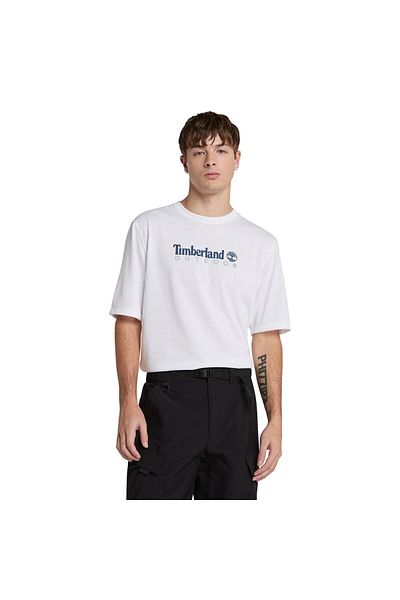 Timberland Ανδρικό μπλουζάκι με στρογγυλή λαιμόκοψη Anti UV Outdoor Graphic