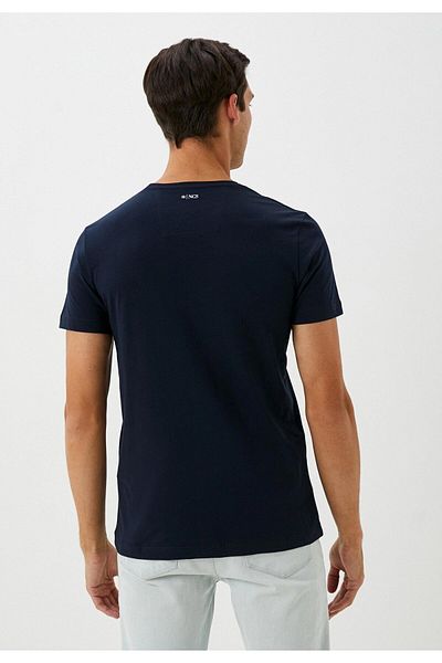 Ncs Jeans Men's T-Shirt Crew Neck Navy Blue Slim Fit 100% Cotton T-Shirt Ncs Jeans 1051