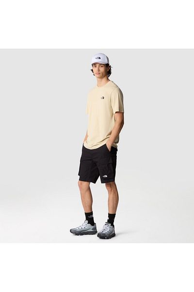 THE NORTH FACE Ανδρικό μπλουζάκι M S/s Simple Dome Beige Nf0a87ng3x41