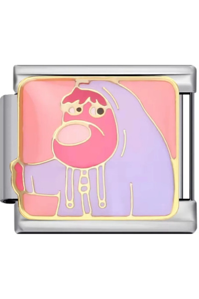 Mercan Aksesuar Ters Yüz Serisi 9 Mm Paslanmaz Çelik Italyan Bileklik Charmı