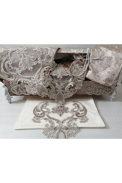 Lady Rio Seccade Set, Seccade Set with Chest, Wedding Set, Dowery Seccade, Prayer Set, Seccade, Dowery Chest
