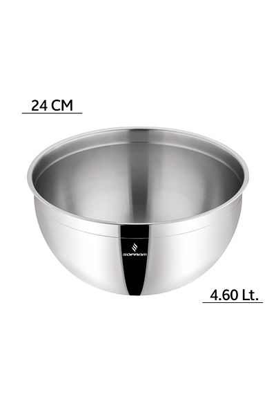 Sofram وعاء فولاذي مقاس 24 سم