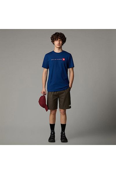THE NORTH FACE Never Stop Exploring Marineblaues Herren-T-Shirt mit Rundhalsausschnitt