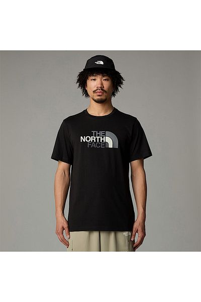 THE NORTH FACE Easy Schwarzes Herren-T-Shirt mit Rundhalsausschnitt