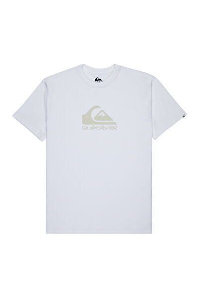 Quiksilver Ev Comp Logo Herren Weißes T-Shirt im lässigen Stil EQYZT08072-908