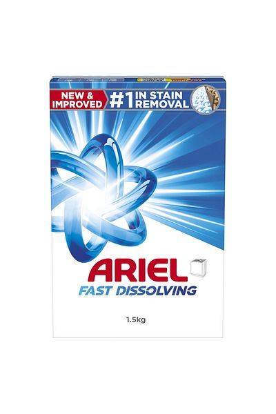 Ariel Powder Laundry Detergent Original Scent 1.5 kg