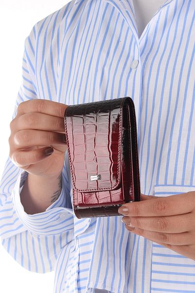 Zenga 903_r 100% Genuine Leather Cigarette Holder Claret Red